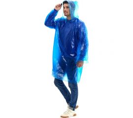 Полиэтиленовый плащ-дождевик пончо РемоКолор 20 мкр 24-9-014 