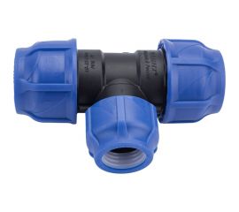 Компрессионный переходной тройник VALFEX ПНД, 40-32-40 1210012403240 