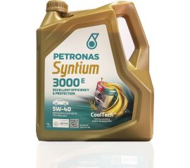 Синтетическое моторное масло Petronas SYNTIUM 3000 E, 5W40, 4 л 70134K1YEU/18054019 70134K1YEU 