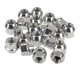 Гайка конус M12x1.50, открытая 21 мм, ключ 19 мм, цинк 031, 20 шт SKYWAY S10602031 