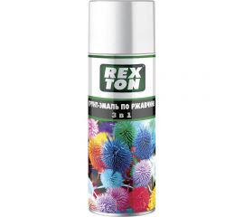 Грунт-эмаль по ржавчине 3 в 1 REXTON белый, аэрозоль RT150.10 