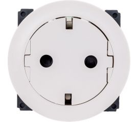 Розетка Legrand Celiane Белый с плоской лицевой панелью с/з, безвинт зажим, накладка+механизм 067166 