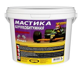 Каучукобитумная мастика СТАРТ 3 л пэ 4607952901315 