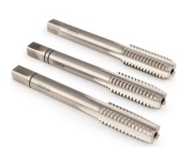 Ручные метчики GSR M12х1,75 HSSG DIN352 6H набор 3 шт для глухих и сквозных отверстий B00105250 