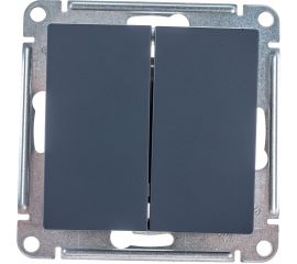 2-клавишный выключатель Schneider Electric ATLASDESIGN 10АХ, ГРИФЕЛЬ ATN000751 