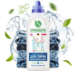 Гель для стирки джинсовых тканей SYNERGETIC 750 мл 4607971450085 109756 