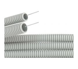 Труба ПВХ с протяжкой 16мм 100м серая DKC 91916 