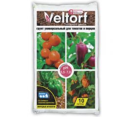 Универсальный грунт Veltorf для томатов и перцев 10 л FP10050045 
