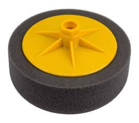 Полировальник поролоновый CLASSIC 150х50 мм, М14, мягкий, черный BlackFox 12390 