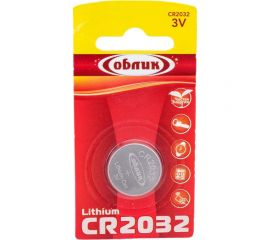 Литиевая батарейка Облик CR2032 1-BL УТ-00000305 