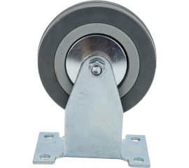 Колесо серая мягкая резина неповоротное FCG42 100 мм MFK-TORG 5052100М 
