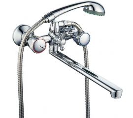 Смеситель для ванны ROEGEN 1/2"" м/к, плоский излив RP120B 