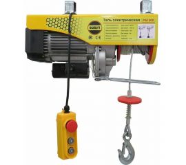 Электрическая мини-таль OCALIFT РА600/1200 г/п: 600/1200кг, 2,06 кВт канат 12м, 220в oca110120 