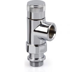 Вентиль на обратку осевой SR Rubinetterie Tondera 1/2"", запорный, цвет хром 0671-1500C000 