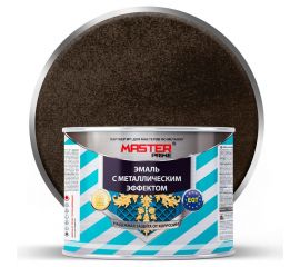 Эмаль MASTER PRIME с металлическим эффектом, шоколад, 0.4 л 4300007160 