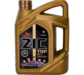 Моторное масло ZIC 5W30 TOP C3, SN/CF, 504/507, синтетическое, 4 л 162612 