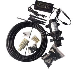 Комплект туманообразования Green Helper 6 м, 6 форсунок с насосом 30W, 7 атм, 3 л/мин MNS-6-30 