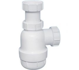 Бутылочный сифон McAlpine 1 1/2""х40 мм, без выпуска, выход компрессионный D=40 мм MRSK2-NW 