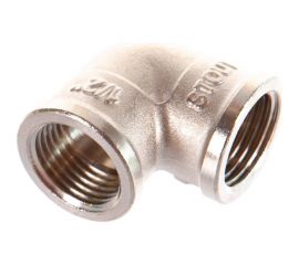 Никелированный угольник STOUT ВВ 1/2 RG008Q0QS6925F 