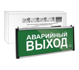 Аварийный светильник TDM эвакуационный, светодиодный ССА-01-2, 1,5 ч, односторонний, АВАРИЙНЫЙ ВЫХОД, SQ0349-0012 