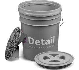 Ведро Detail серое DT-0223 