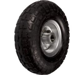 Колесо пневматическое со стальным ободом, протекторной резиной и шариковым подшипником (D260 мм; 20 мм) Tech-Krep 148414 