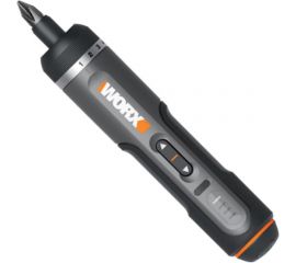 Аккумуляторная отвертка WORX 4В, 5Нм, 1,5Ач, набор оснастки WX242 