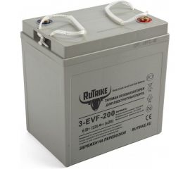 Тяговый гелевый аккумулятор RUTRIKE 3-EVF-200 6V, 220 A/H C3 22597 