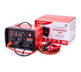 Инверторное пуско-зарядное устройство KVAZARRUS powerbox 360i, таймер, цветная коробка 8758 