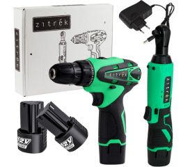 Набор аккумуляторного инструмента Zitrek (zkrw12, zkcd12) 2 в 1, 2x2.0ач 063-4404 