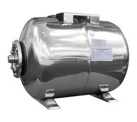 Гидроаккумулятор из нержавеющей стали 50 л, горизонтальный LadAna 110108007 