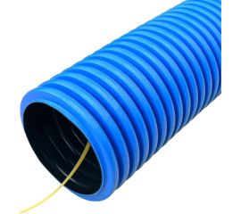 Гофрированная двустенная труба Промрукав ПНД гибкая тип 750 SN16 с/з синяя д110 50м PR15.0054 
