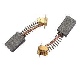 Комплект угольных щеток для электроинструмента Hitachi (пружина, пятак-уши), 7x11x17 мм, 2 шт COFRA SDH-34642 