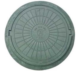 Полимерно-композитный люк Агросток легкий 770x90x40 мм 5 т зеленый 21883 