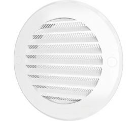 Решетка вентиляционная 15РКС круглая с пластиковой сеткой 200 мм вытяжная с фланцем 150 мм ERA 90-01992 