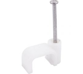 Скоба для электрокабеля Стройбат 8 плоск. 50 шт. 014901 