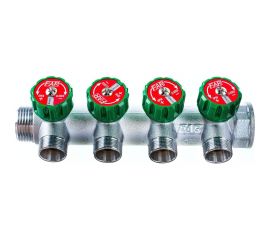 Регулируемый коллектор с 4 отводами FAR 1" М24х19 FK 3856 C1 