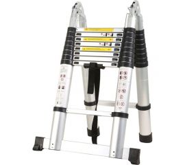 Телескопическая лестница-стремянка WORKY 3.2м/6.4м, 9/18 ступеней ARD128099 