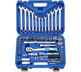 Набор инструментов для автомобиля GOODKING 61 предмет, 1/4 1/2, трещотка 72 зуба B-10061 