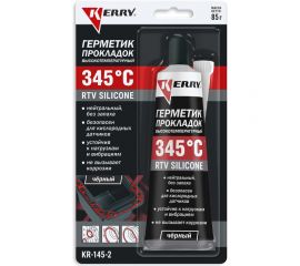 Герметик прокладок высокотемпературный нейтральный чёрный KERRY RTV SILICONE KR-145-2 