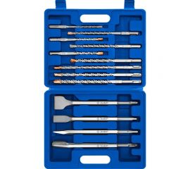 Набор зубил и буров ЗУБР Профессионал SDS-Plus, 13 шт 29360-H13_z01 