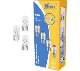 Лампа накаливания KRAFT W3W 24v3w W2.1x9.5d упаковка 10 шт. KT 700034 