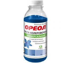 Универсальная колеровочная паста ОРЕОЛ синий (18), 100 мл 4779 