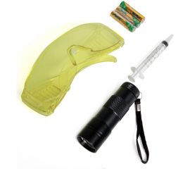 Набор для обнаружения утечек фреона Car-tool UV лампа + очки CT-M1027 