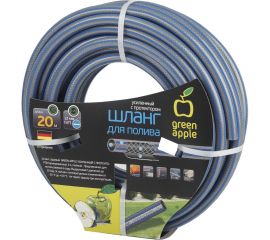 Усиленный шланг для полива GREEN APPLE с протектором, 12 мм, 1/2"" х 20 м Б0032830 