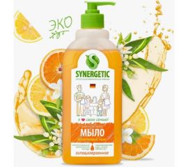 Жидкое мыло Synergetic Фруктовый микс, дозатор, 500 мл 4623722258427 105055 