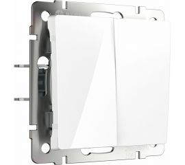Перекрестный двухклавишный переключатель WERKEL белый a058432 