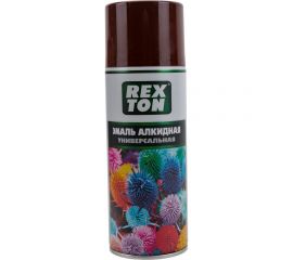Алкидная универсальная эмаль REXTON коричневый, аэрозоль RT100.60 