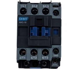 Контактор CHINT NXC-18 18А 220В/АС3 1НО+1НЗ 50Гц (R) 836904 
