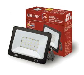 Светодиодный прожектор BELLIGHT BL-LFL-2-20-12/24/36 slim/СДО, 6500К, 1600 Lm, IP65 71712615 